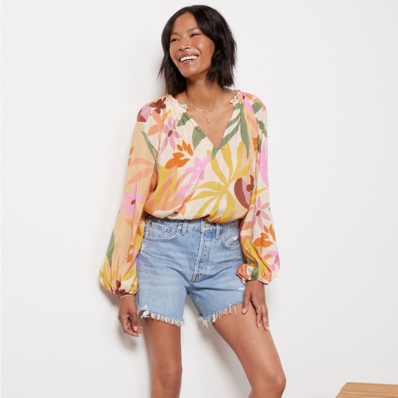 Velvet Dion Blouse OASIS. Worn once. Smoke and pet free home - Picture 2 of 9